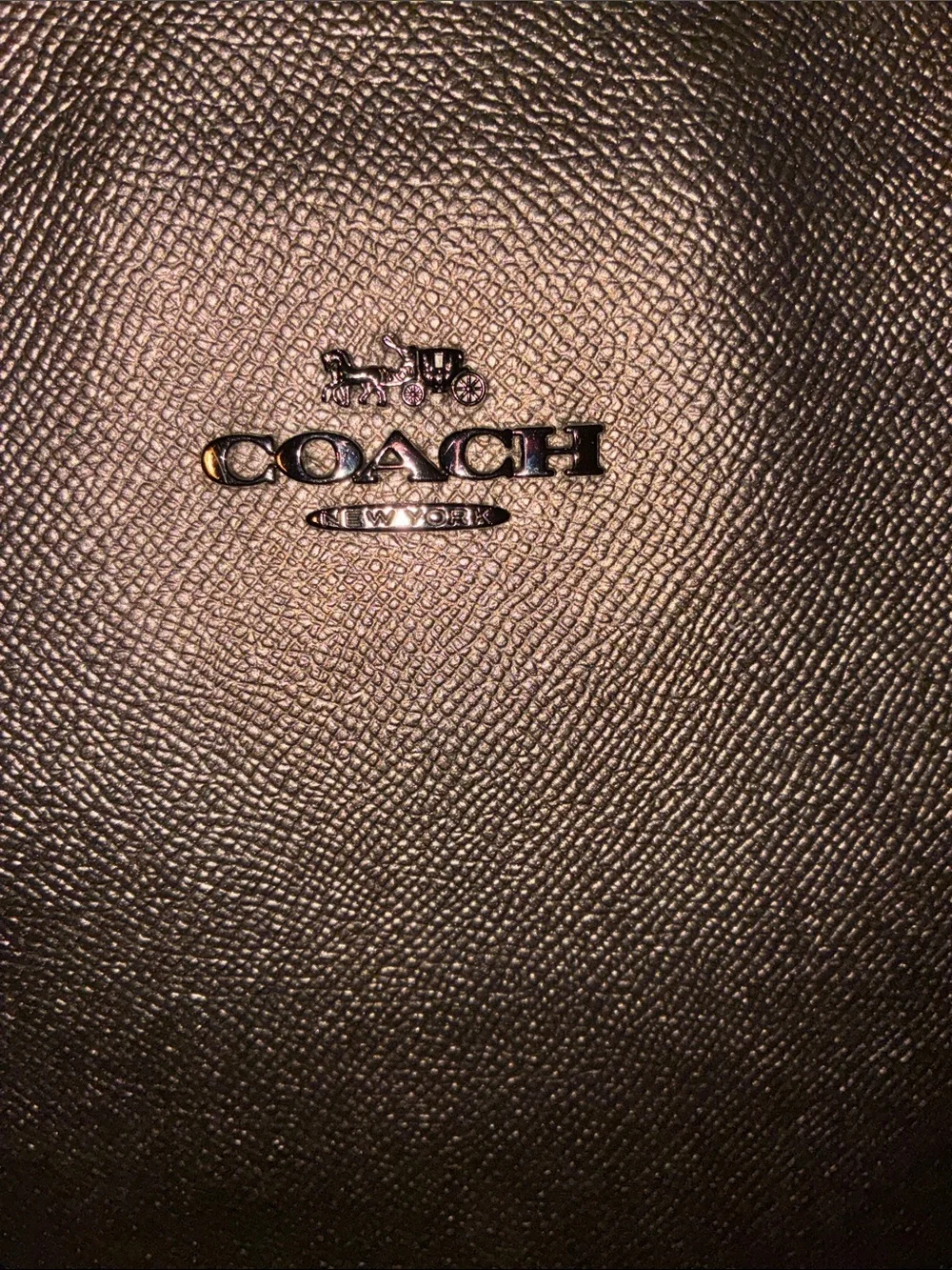 Coach Metallic Rose Gold Tote